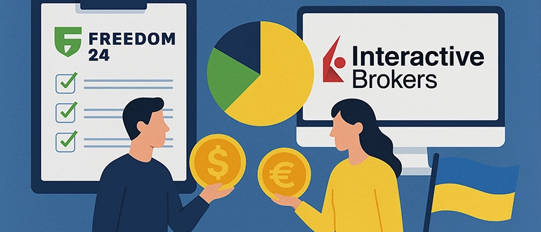 Порівняння Freedom24 та Interactive Brokers для українських інвесторів у 2025 році