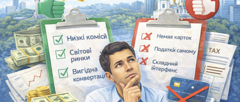 Interactive Brokers для українців: плюси, мінуси та обмеження брокера