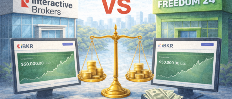 Порівняння брокерів Interactive Brokers та Freedom24 для українських інвесторів