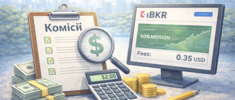 Комісії брокера Interactive Brokers за торгівлю, конвертацію валюти та виведення коштів